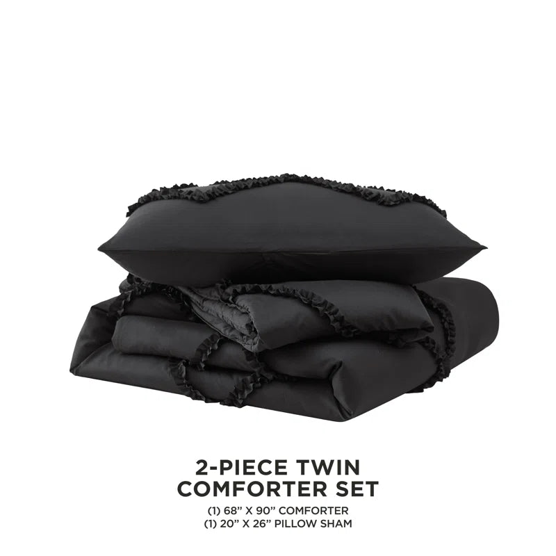 Brookstone Cozy Diamond-Stitch Comforter & Shams Bedding Sets