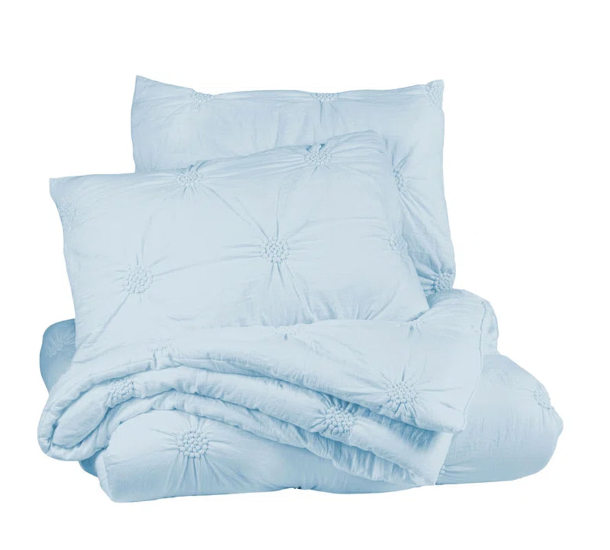 Emery Neutral Modern Comforter 3pc Set