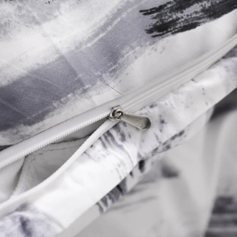 Nova Soft Minimalist Duvet Cover 3 Pieces Set