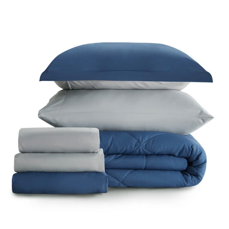 Arden Modern Plush Reversible Comforter Set