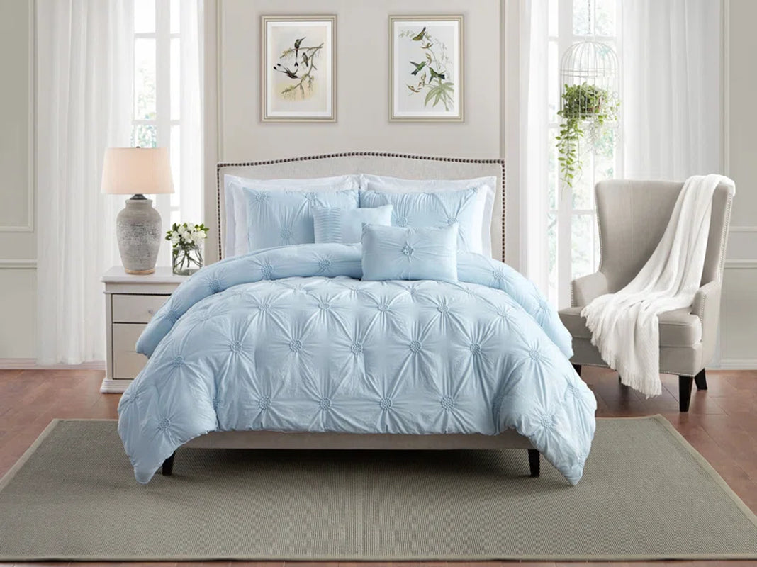 Emery Neutral Modern Comforter 3pc Set