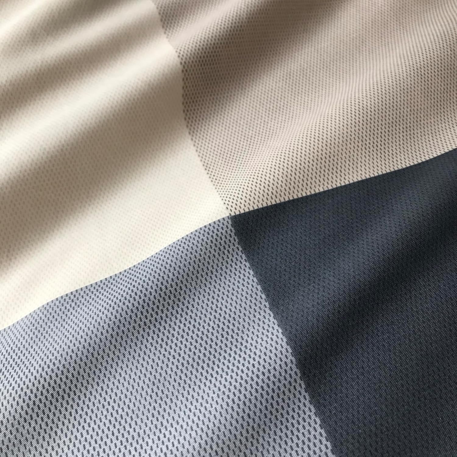 Plaid Duvet Cover Twin, 100% Cotton Check Geometric Bedding 3Pc Set, Retro Grey Hotel Quality Gingham Print Nordic Style, Reversible Solid Color with Zipper Closure, Ties (NO Comforter)