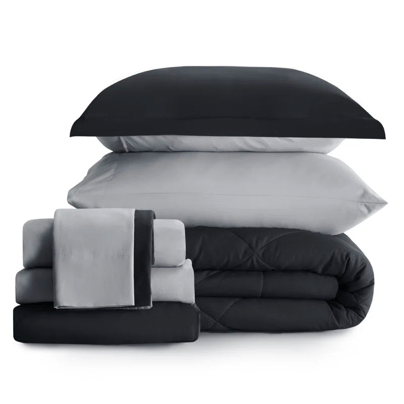 Arden Modern Plush Reversible Comforter Set