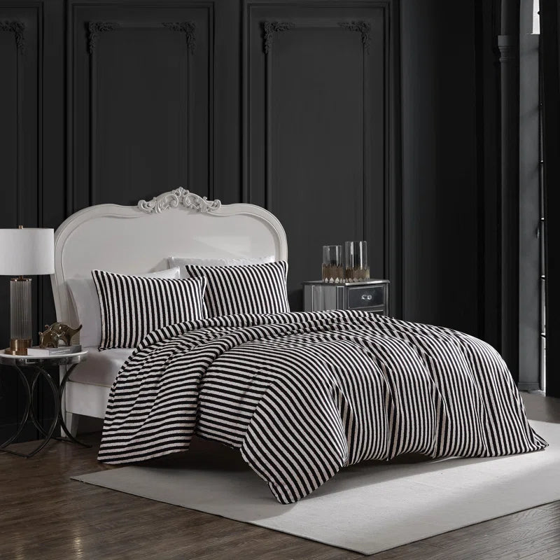 CloudNest Modern Gray Duvet Cover set