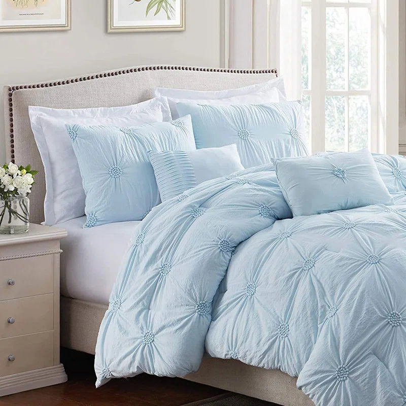 Emery Neutral Modern Comforter 3pc Set