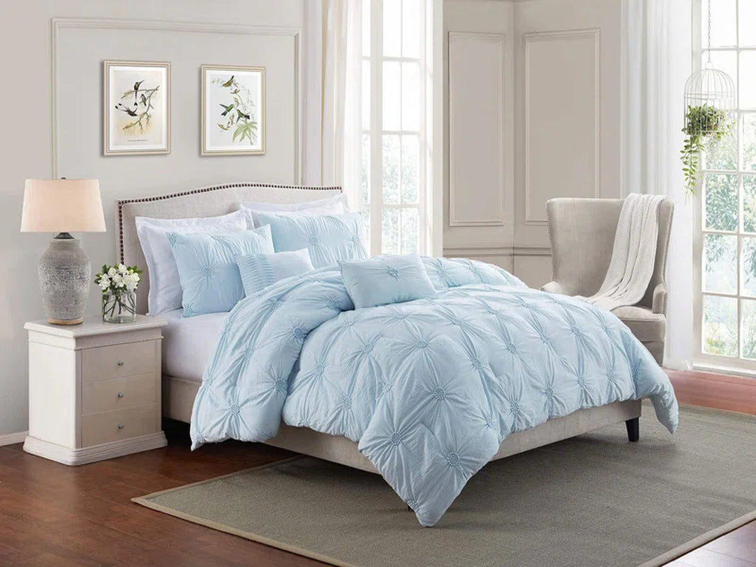 Emery Neutral Modern Comforter 3pc Set