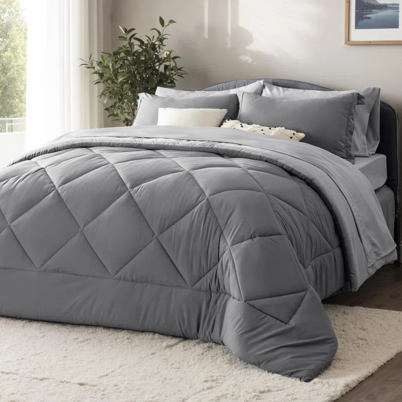 Arden Modern Plush Reversible Comforter Set